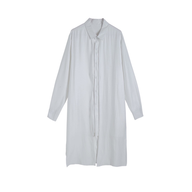 Áo Sơ Mi Tay Dài Giả Hai Lớp Phong Cách Yamamoto Nhật Bản Thời Trang Mùa Hè Dành Cho Nam