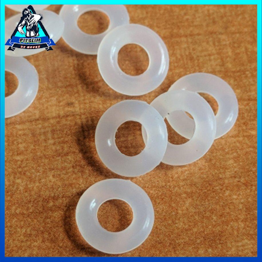 110 cái màu trắng Keycaps cao su O-Ring Chuyển đổi âm thanh Chất làm giảm âm cho bàn phím [8/17]