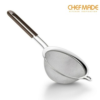 Rây Lọc Lưới Mịn CHEFMADE WK9245 Bằng Thép Không Gỉ 16cm Tay Cầm Chắc Chắn Và Móc Rộng