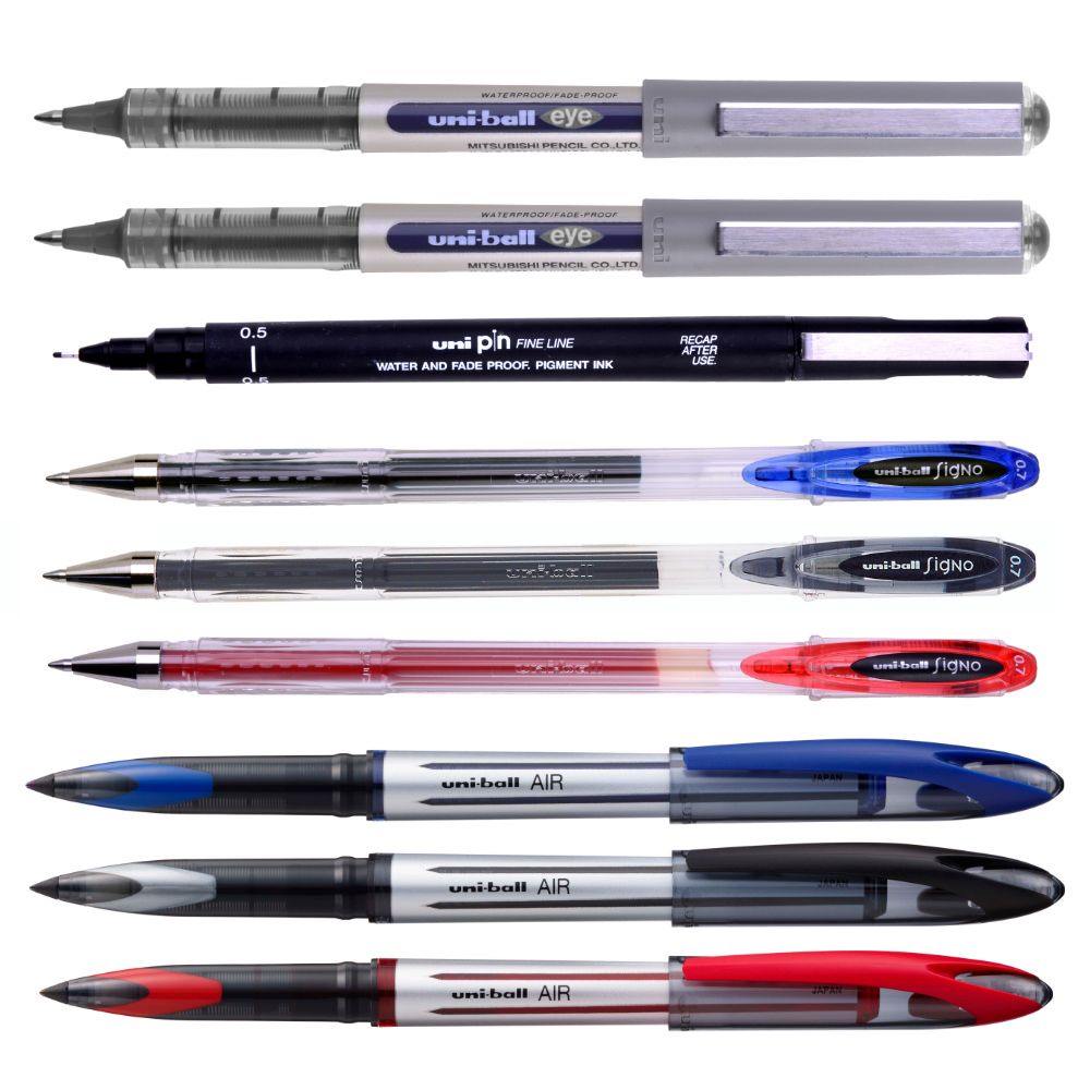 Bút bi ký mực nước Uniball Air UBA-188 chính hãng - Ngòi 0.8mm