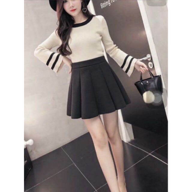 Chân váy xoè kèm quần