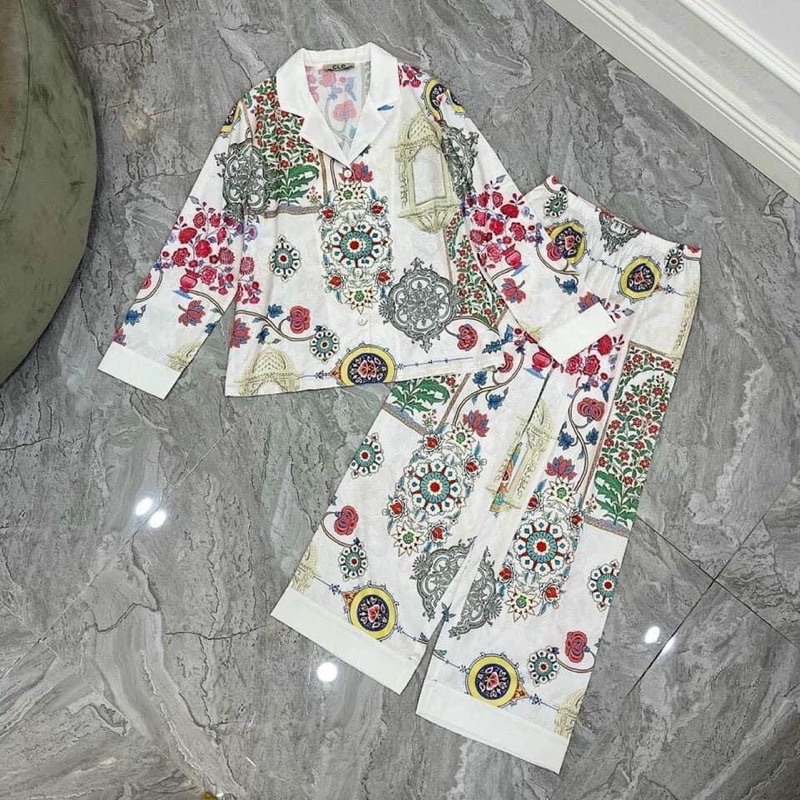 PIJAMA LỤA CLC LIÊU HOA CCQC