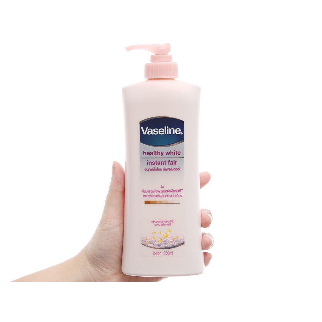 ( Mỹ Phẩm Nhunbe) Sữa dưỡng thể trắng da tức thì Vaseline Instant Fair