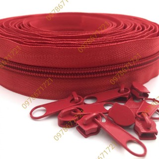 dây khoá mét cước răng 5
