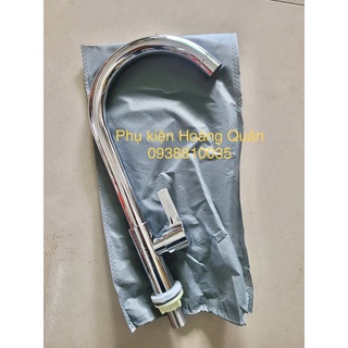 Vòi rửa chén xoay bi Inox 304 mạ crom ống phi 24 - vòi rửa bát