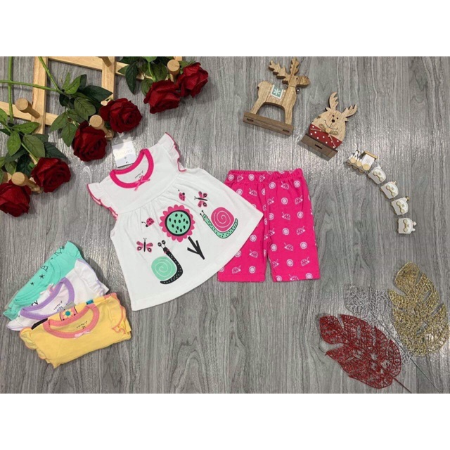 Combo bộ ngắn bé gái