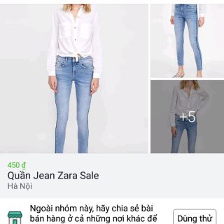 Quần jean zara