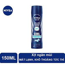 Xịt ngăn mùi Nivea Men Coolkick mát lạnh khô thoáng 150ml