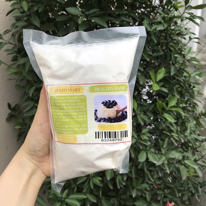  Bột tàu hũ 500g thành phẩm 3.5 lít (ib để nhận hướng dẫn úp ngược)