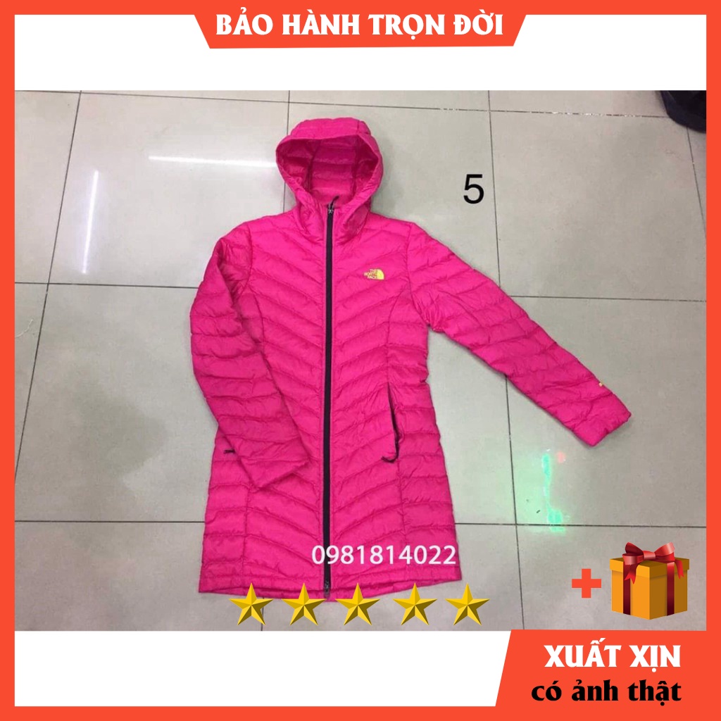 Áo khoac măng tô nữ N.F. lông vũ siêu nhẹ, siêu đẹp BẢO HÀNH TRỌN ĐỜI