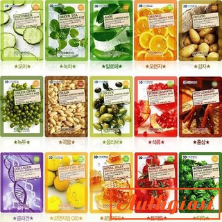 Mặt nạ dưỡng da 3D Foodaholic Natural Essence Mask 23g