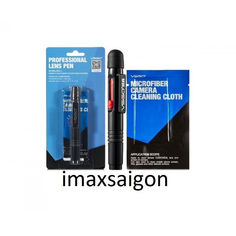 BÚT LAU ỐNG KÍNH VSGO DDL-1, CÓ KHĂN LAU - HÀNG CHÍNH HÃNG