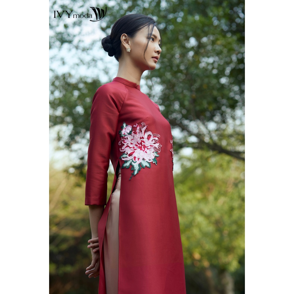 Bộ áo dài Nguyệt Thanh IVY moda MS 86M7104