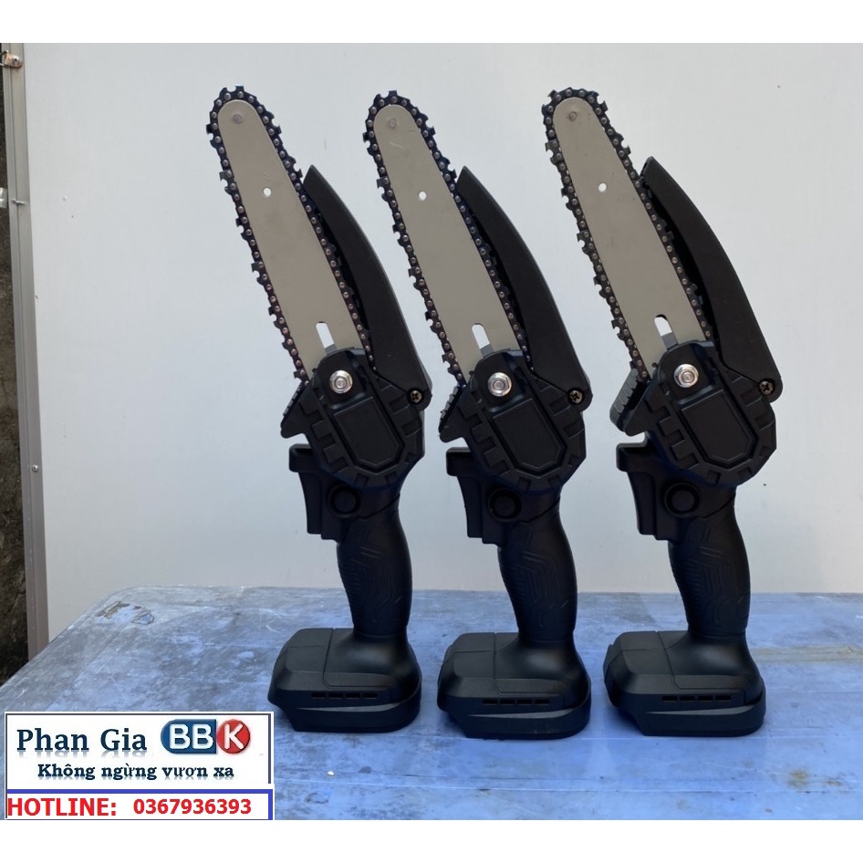 Thân Máy Cưa Xích MINI Dùng Chân Pin phổ thông- Cắt cây tỉa cành-Gọn nhẹ tiên lợi