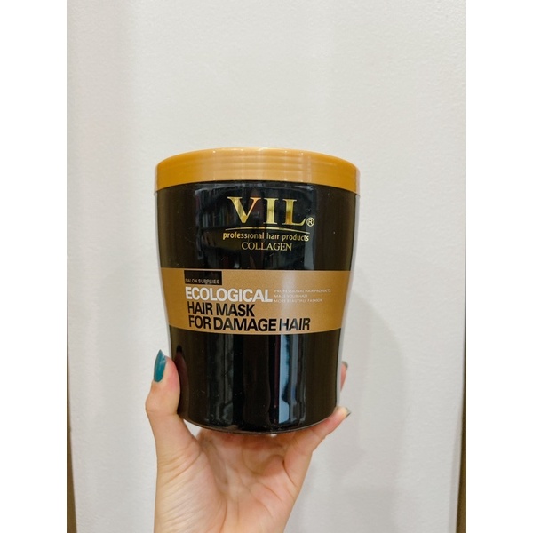 Hấp dầu Vil Collagen phục hồi tóc hư tổn 1000ml