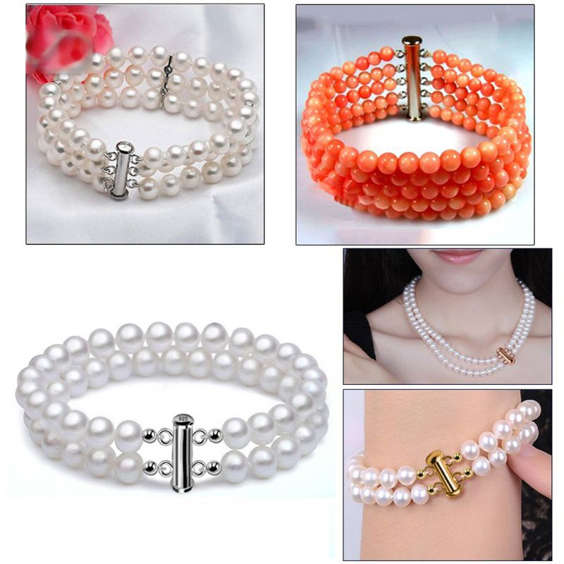 Khóa Trượt Bằng Đồng Mạ Bạch Kim Màu Vàng / Bạc Chuyên Dụng Làm Trang Sức