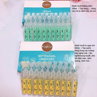 Nước muối kháng viêm mix Gifrer Pháp