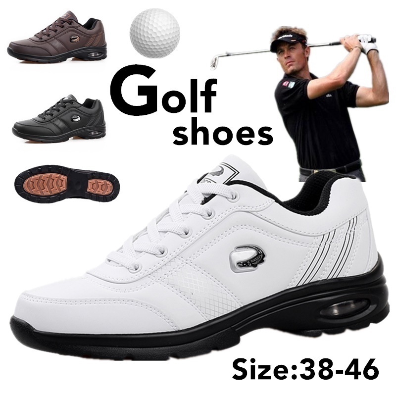 Giày Đánh Golf Chống Trượt Chống Thấm Nước Thoáng Khí Chất Lượng Cao Mới Cho Nam (45 46 44)