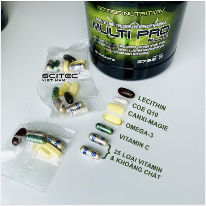 Scitec Multi Pro Plus 30 Lần Dùng - Vitamin Tổng Hợp Cao Cấp - Nhập Khẩu Châu Âu