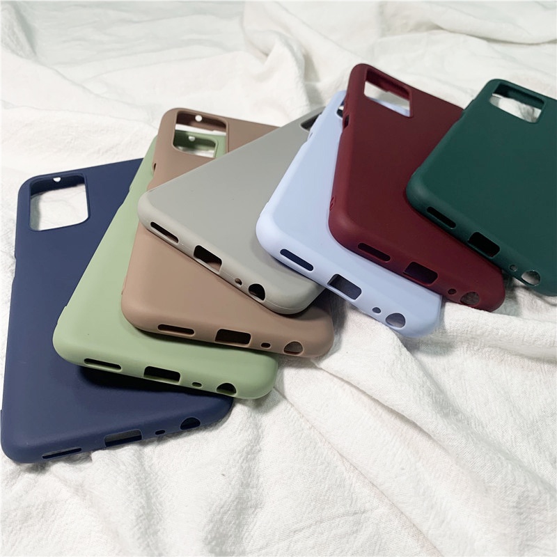 Ốp Điện Thoại TPU Silicone Dẻo Mỏng Màu Kẹo Ngọt Cho Oppo A36 A95 4G A76 A96 Reno 6Z