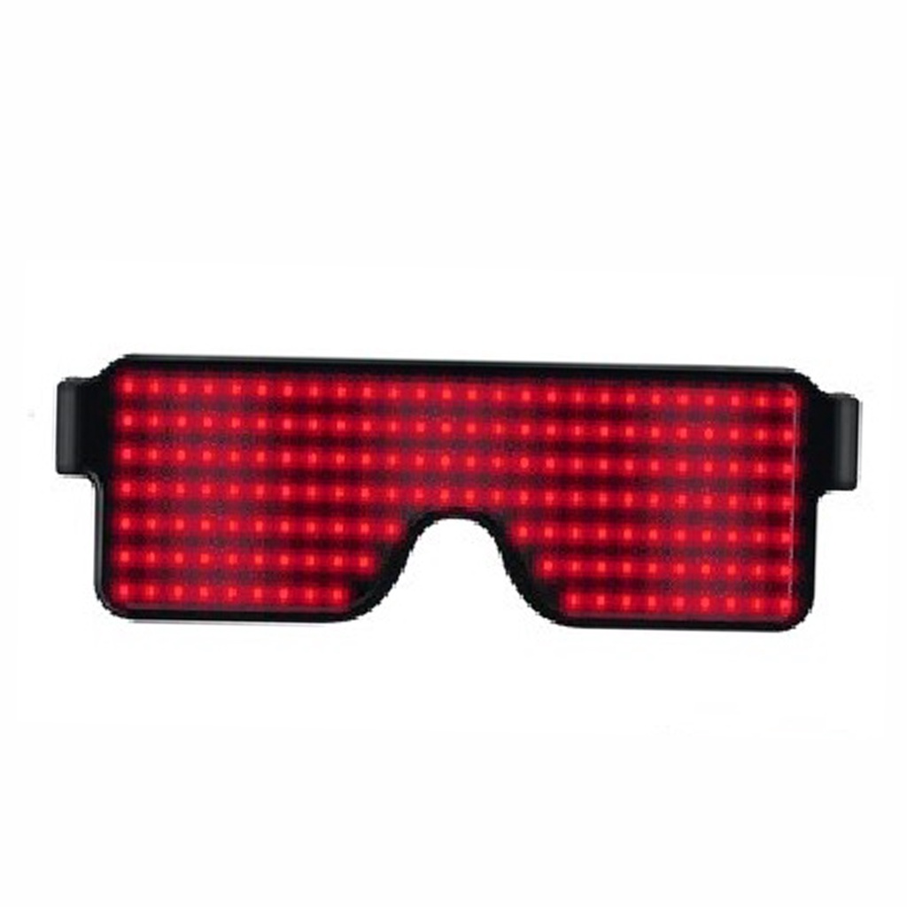 Kính mát điện tử có đèn LED phát sáng họa tiết độc đáo cho bữa tiệc/lễ hội