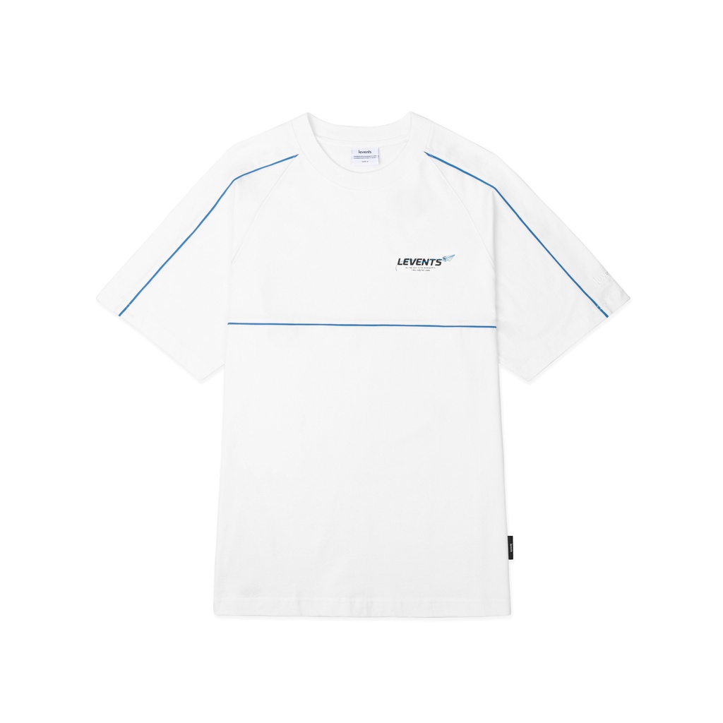 Áo thun LEVENTS Basic Logo Line/ White