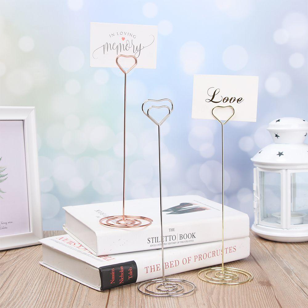 KRNY 1 Kẹp Giấy Hình Trái Tim Màu Vàng Hồng Thời Trang Để Bàn Trang Trí