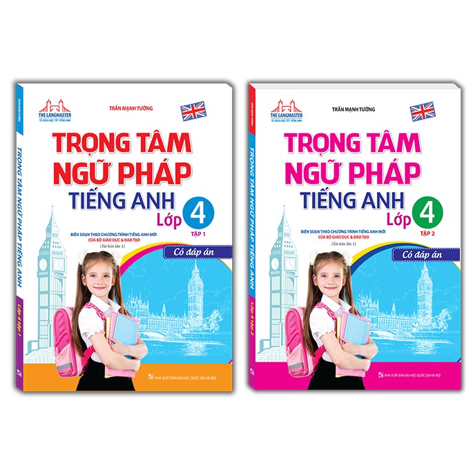 Sách - Combo trọng tâm ngữ pháp tiếng Anh lớp 4(trọn bộ 2 cuốn)