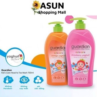 Sữa Tắm Gội Cho Bé Hương Trái Cây Guardian Yoghurt 750ml