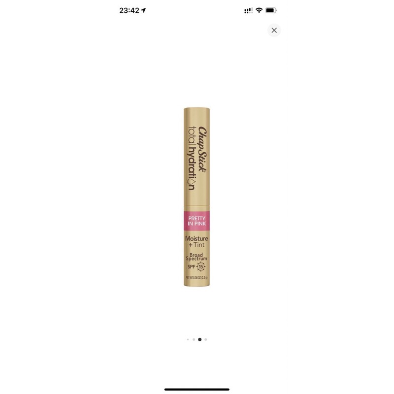 Son dưỡng môi Chapstick có màu nhẹ dưỡng ẩm môi và chống nắng SPF15 2.2g