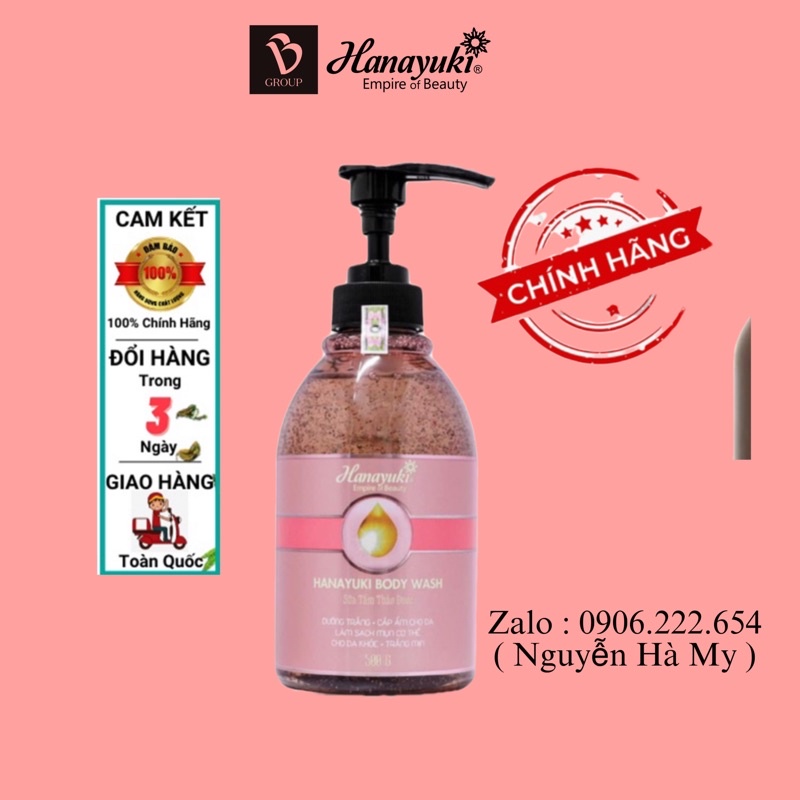 *FREESHIP* Sữa tắm Hanayuki _HÀNG CHUẨN CÔNG TY HANAYUKI