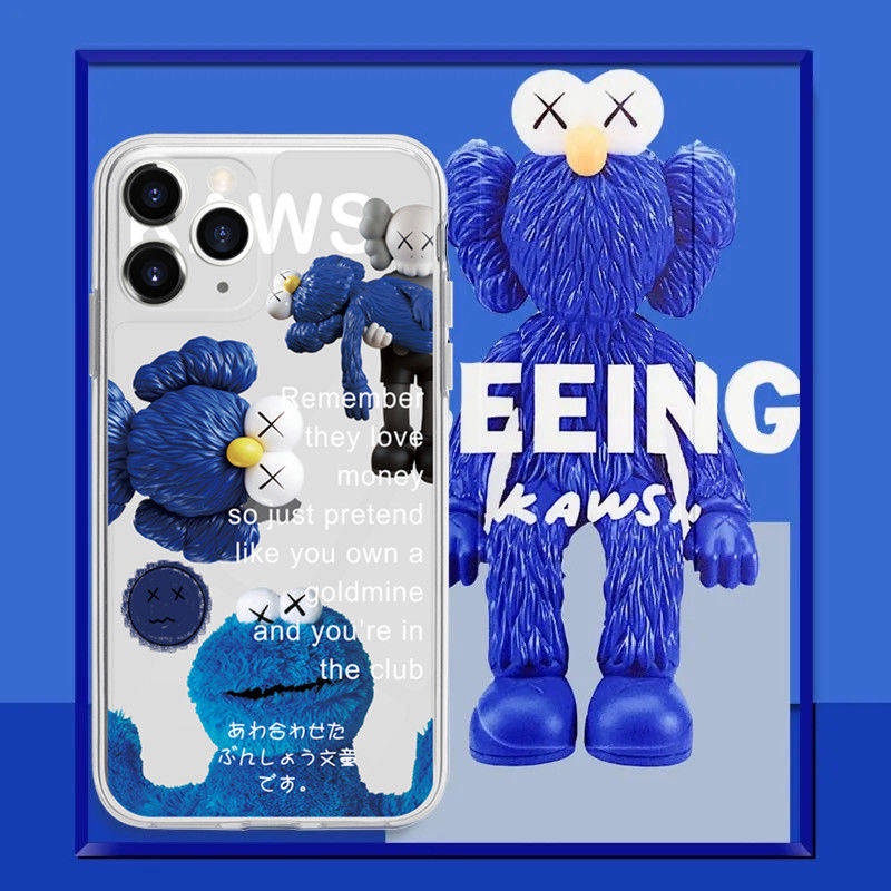 bearbrick Gấu bạo lực iPhone11 12Promax Tide Thẻ Apple X / XS / XR Chống rơi 8Plus / 6/7 Vỏ di động SE2