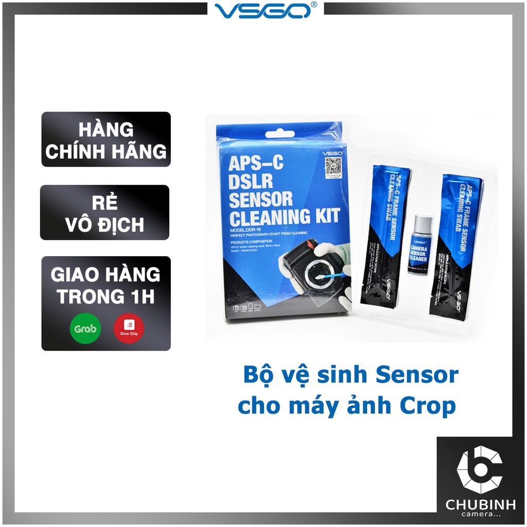 BỘ VỆ SINH MÁY ẢNH APS-C SENSOR VSGO DDR-16 | CHÍNH HÃNG