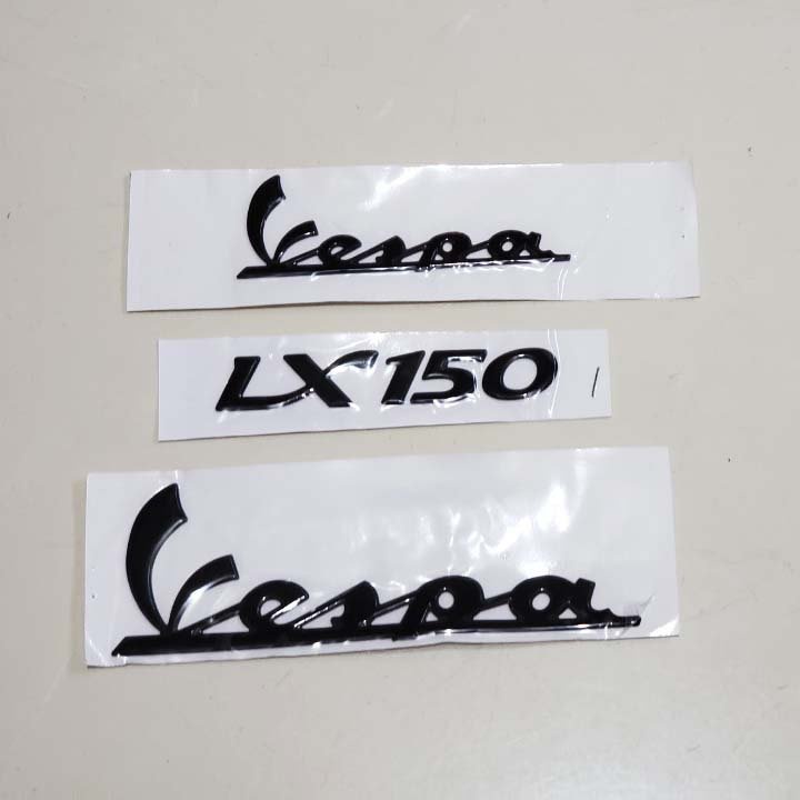 TEM XE VESPA LX 150 ĐEN