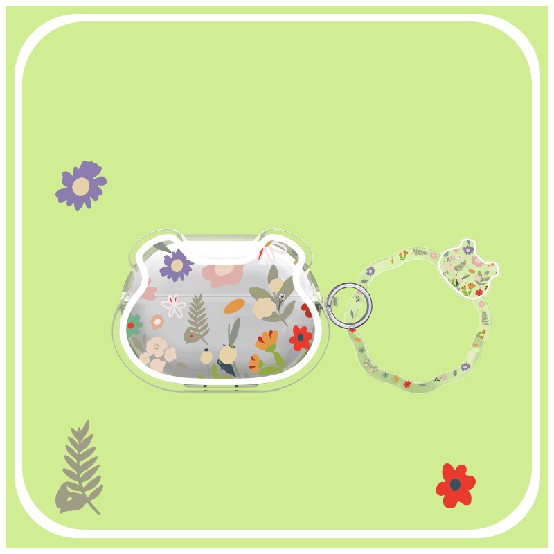 Ốp Điện Thoại Mềm Trong Suốt In Hình Gấu/Hoa Dễ Thương Cho OPPO Enco Air 2 Pro OPPO Air 2 Pro