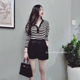 bán sỉ áo len cúc cổ v