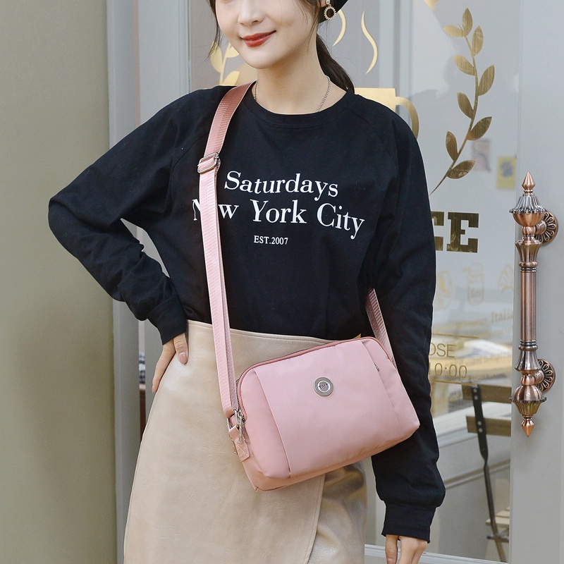 Túi Đeo Chéo Vải Oxford Ni Lông Cỡ Nhỏ Phong Cách Mới Cho Nữ