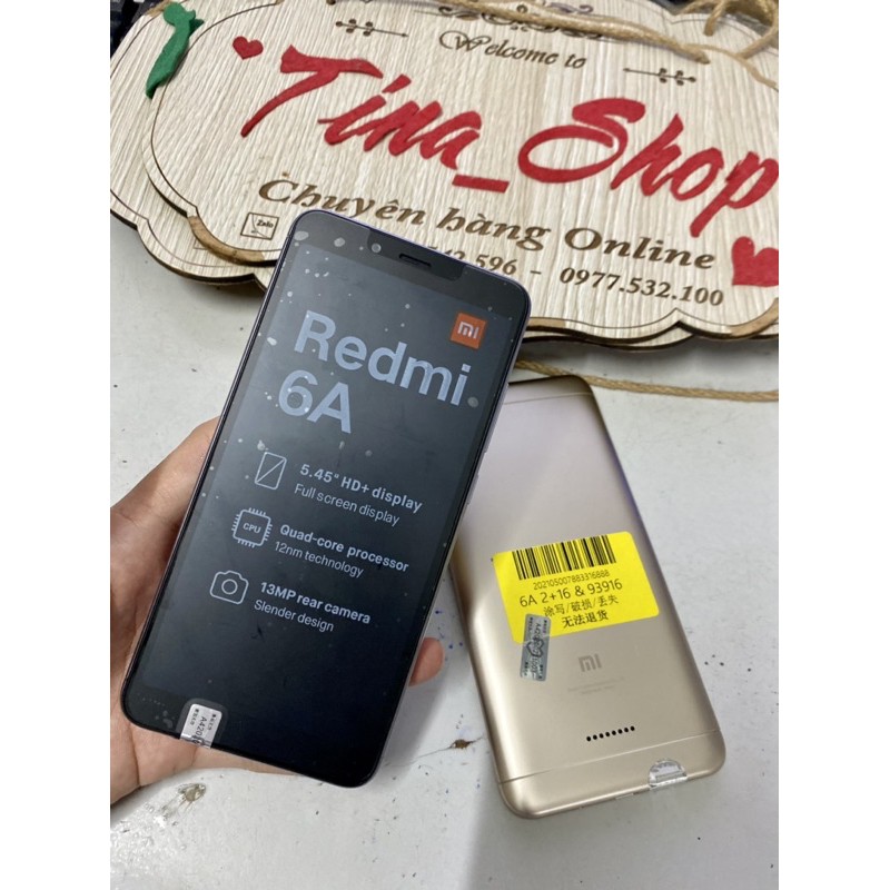 Điện thoại Xiaomi Redmi 6A - Ram 2G Rom 16G có tiếng Việt,CH play