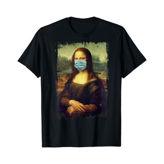 Mona lisa mask da vinci funny mask áo thun s-5xl size