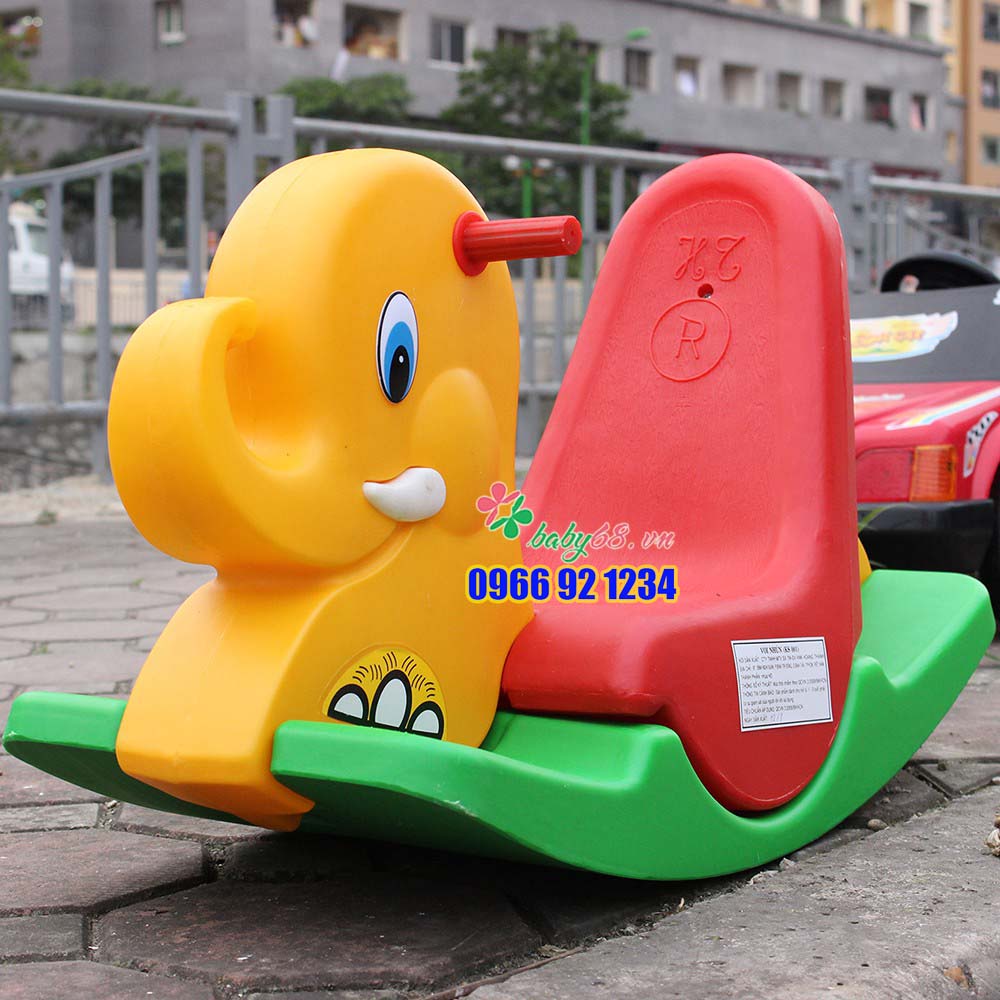 Bập bênh con thú Hươu Chó Gà Voi Hoàng Thành
