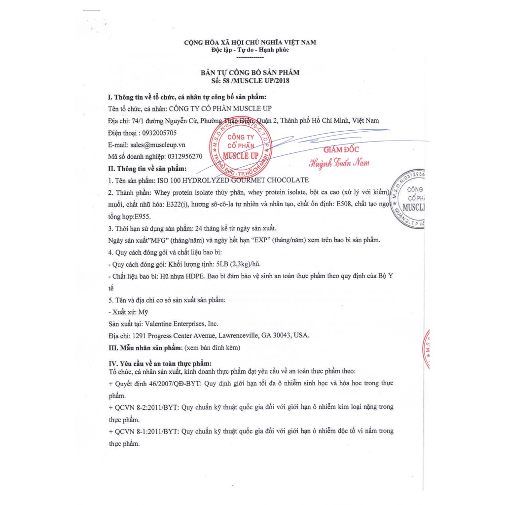 Sữa tăng cơ Dymatize Iso 100, 5Lb nhập khẩu Mỹ phân phối Gymstore