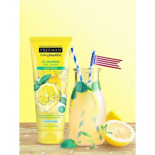 Mặt nạ đất sét Chanh & Bạc hà Freeman Mint & Lemon Clay Mask