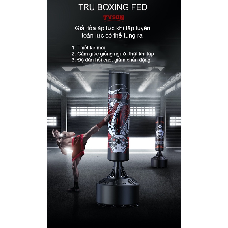 [Mã BMBAU300 giảm 7% đơn 499K] Trụ Boxing, Trụ đấm bốc , bao boxing, bao đấm bốc Feierdun FED-8725.