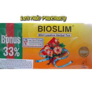 Trà Bioslim Hộp 40 Gói Chính Hãng Giá Tốt - trà bảo tú lệ