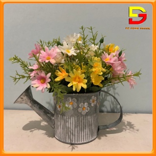 Chậu hoa để bàn độc đáo phong cách vintage decor trang trí bàn phòng khách, kệ tủ, làm quàtặng dg-48