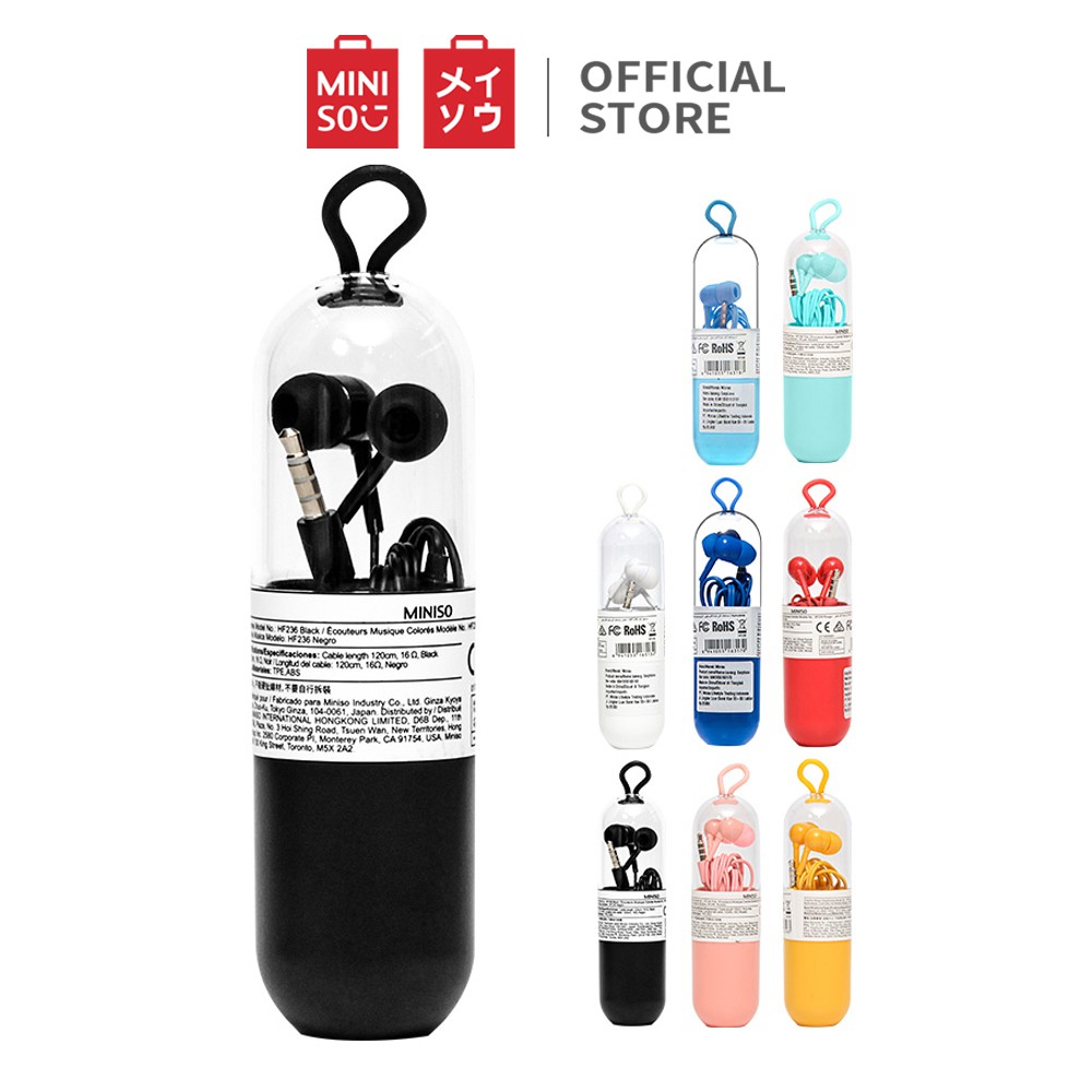 Tai Nghe điện thoại Miniso Chống Ồn Tích Hợp Micro Và Điều Khiển Âm Lượng