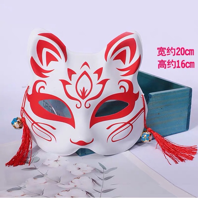Mặt nạ hồ ly cổ trang nhiều màu