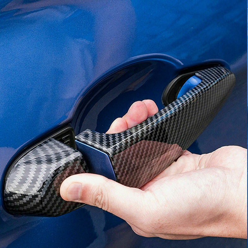 Miếng Dán Tay Nắm Cửa Bên Ngoài Bằng Sợi Carbon Cho BMW 1 2 3 4 Series E87 E90 E91 E92 E93 F30 X1 X3 X4 X5 X6 LHD