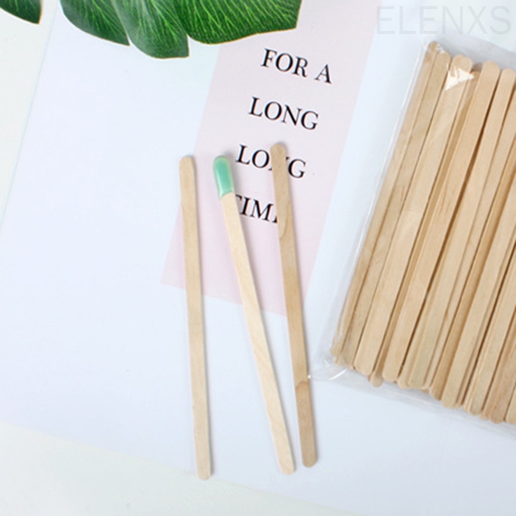[Hàng mới về] Set 10 que gỗ wax lông dùng 1 lần tiện dụng
