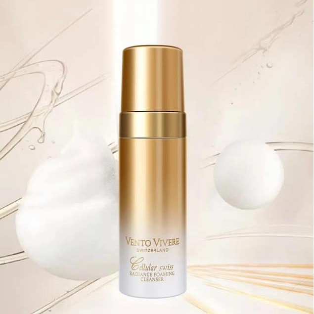 Sữa Rửa Mặt Vento Vivere Cellular Swiss Radiance Foaming Cleanser Thụy Sĩ